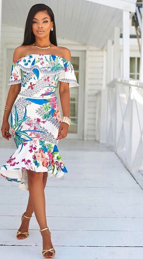 Flower Bomb Skirt Set Trend